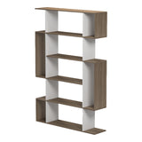 Biblioteca Mito, 109x25x161 cm - Sonoma-Alb