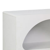 Bibliotecă cu rafturi Emersi, alb, 70x35x100 cm