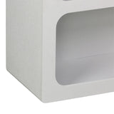 Bibliotecă cu rafturi Emersi, alb, 70x35x100 cm