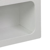 Bibliotecă cu rafturi Emersi, alb, 70x35x100 cm
