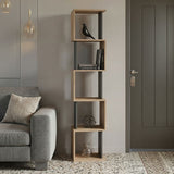Biblioteca Cubik, 35x30x161 cm - Sonoma-Antracit