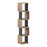 Biblioteca Cubik, 35x30x161 cm - Sonoma-Antracit