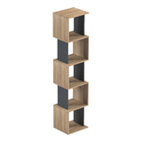 Biblioteca Cubik, 35x30x161 cm - Sonoma-Antracit