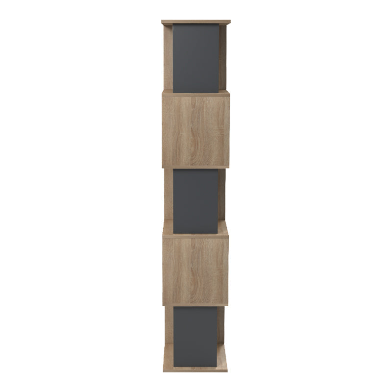 Biblioteca Cubik, 35x30x161 cm - Sonoma-Antracit