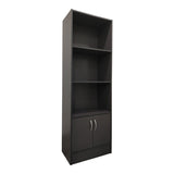 Biblioteca cu rafturi Tekaro, Lemn, Diverse culori, 57x33x180 cm - Biblioteca cu rafturi Tekaro, Lemn, Diverse culori, 57x33x180 cm - 383-000008