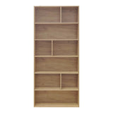Biblioteca cu sertare Evergin, Stejar, 80x30x180 cm