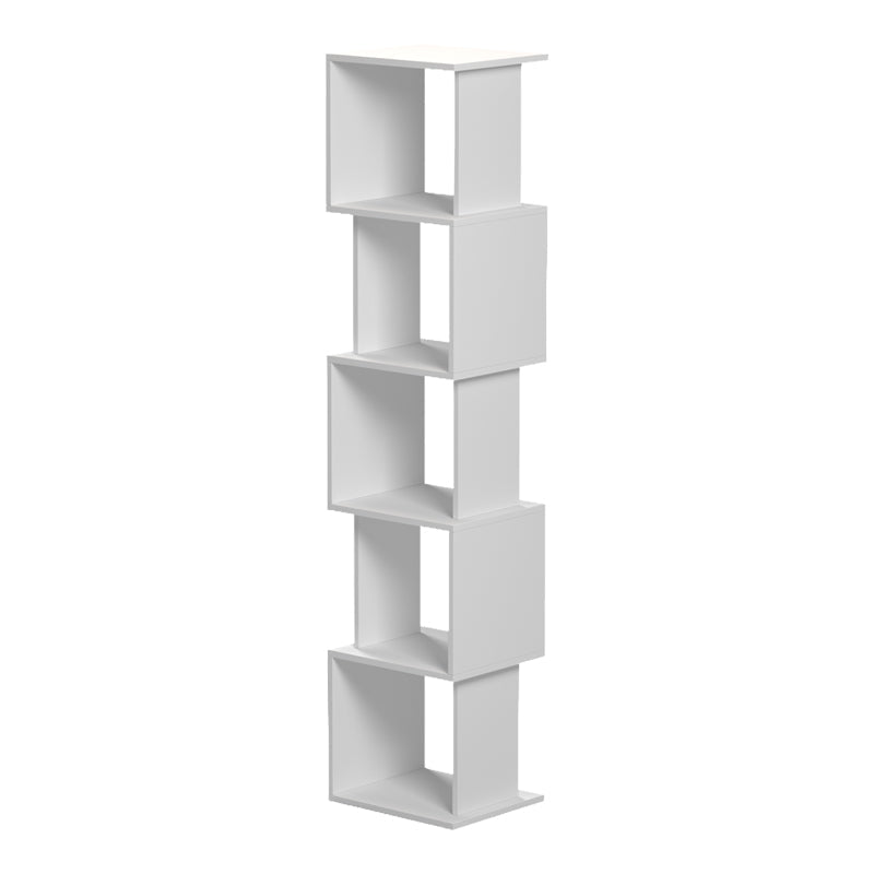 Biblioteca Cubik, 35x30x161 cm - Alb