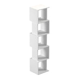 Biblioteca Cubik, 35x30x161 cm - Alb