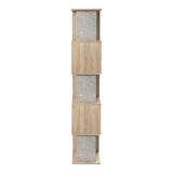 Biblioteca Cubik, 35x30x161 cm - Sonoma-Marmura Bej