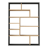 Biblioteca Decora, 90x22x124 cm - Natural-Antracit