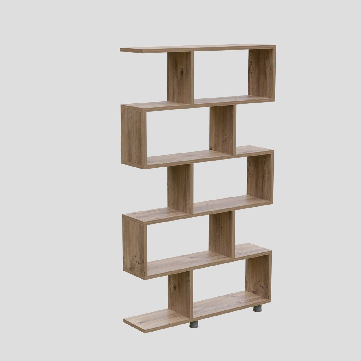 Biblioteca Elif - Pine, Stejar, 90x156x20 cm