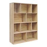 Biblioteca Evergin, Stejar, 100x30x135 cm