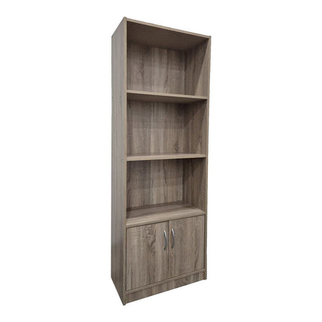 Biblioteca moderna Tekaro, Lemn, Diverse culori, 60x29x166 cm