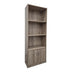 Biblioteca moderna Tekaro, Lemn, Diverse culori, 60x29x166 cm - 383-000004