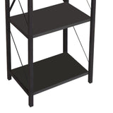 Biblioteca Glase, Antracit - Stejar, 40x30x150 cm - Antracit