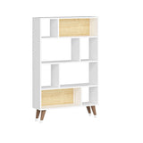 Biblioteca Harby cu Rafturi, Alb, 90x25x139 cm