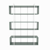 Biblioteca Hugi Lux cu 6 Rafturi, 120x180x30 cm - Verde