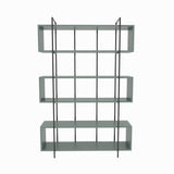 Biblioteca Hugi Lux cu 6 Rafturi, 120x180x30 cm - Verde inchis