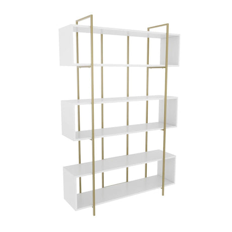 Biblioteca Hugi Lux cu 6 Rafturi, 120x180x30 cm