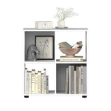 Biblioteca Joasa KTP-022-FF-1 Home Collection® Cubic, Alb - Stejar, 70x72x30 cm - Alb | SKU: KTP-022-FF-1, KTP-022-BB-1
