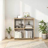 Biblioteca Joasa KTP-022-FF-1 Home Collection® Cubic, Alb - Stejar, 70x72x30 cm - Stejar | SKU: KTP-022-FF-1