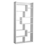 Biblioteca Kalune Design Carrie, Alb, 90x182x22 cm