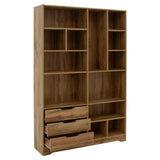 Biblioteca Lucinda, 120x30x181 cm - Stejar