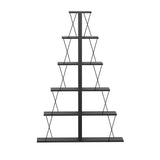 Biblioteca mini Tars, 130x22x146 cm - Gri