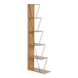 Biblioteca mini Tars, 130x22x146 cm - Sonoma