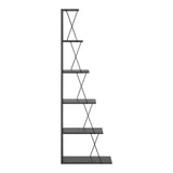 Biblioteca mini Tars, 50x22x150 cm - Gri