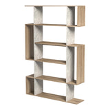 Biblioteca Mito, 109x25x161 cm - Sonoma-Marmura Bej