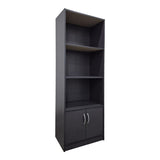 Biblioteca moderna Tekaro, Lemn, Diverse culori, 60x29x166 cm - Biblioteca moderna Tekaro, Lemn, Diverse culori, 60x29x166 cm - 383-000005