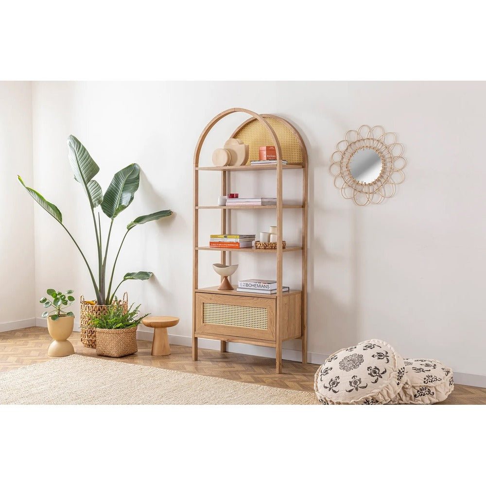 Biblioteca Nala 75 Howard, natural - negru (diverse dimensiuni) - Biblioteca Nala 75 Howard, natural - negru (diverse dimensiuni)