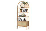 Biblioteca Nala 75 Howard, natural - negru (diverse dimensiuni) - Natural
