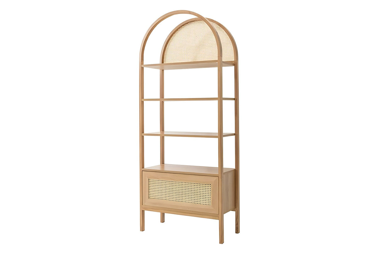 Biblioteca Nala 75 Howard, natural - negru (diverse dimensiuni) - Natural