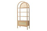 Biblioteca Nala 75 Howard, natural - negru (diverse dimensiuni) - Natural