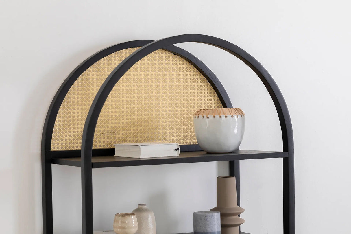Biblioteca Nala 75 Howard, natural - negru (diverse dimensiuni) - Negru
