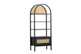 Biblioteca Nala 75 Howard, natural - negru (diverse dimensiuni) - Negru