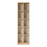 Biblioteca Oteca, 10 compartimente, 51x25x180 cm - Natur