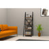 Bibliotecă Passi Puqa Design, nuc - alb, 50x44x150 cm - 835PUQ3602