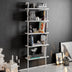 Bibliotecă Paula Hadley, negru - alb, 60x22x30 cm - 541HDL1305