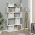 Biblioteca Piramide Wide, Alb, 90x160x22 cm
