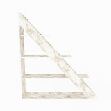 Biblioteca Pisagor cu 4 Rafturi, 120x132x25 cm - Alb