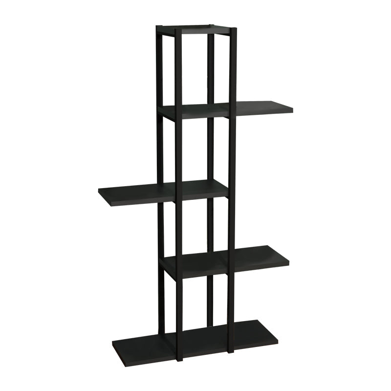 Biblioteca Ploko stejar melamin-negru metalic, 60x24x110 cm - Biblioteca Ploko stejar melamin-negru metalic, 60x24x110 cm - 321-000051