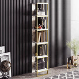 Biblioteca Polka, Auriu, 31x179x32 cm