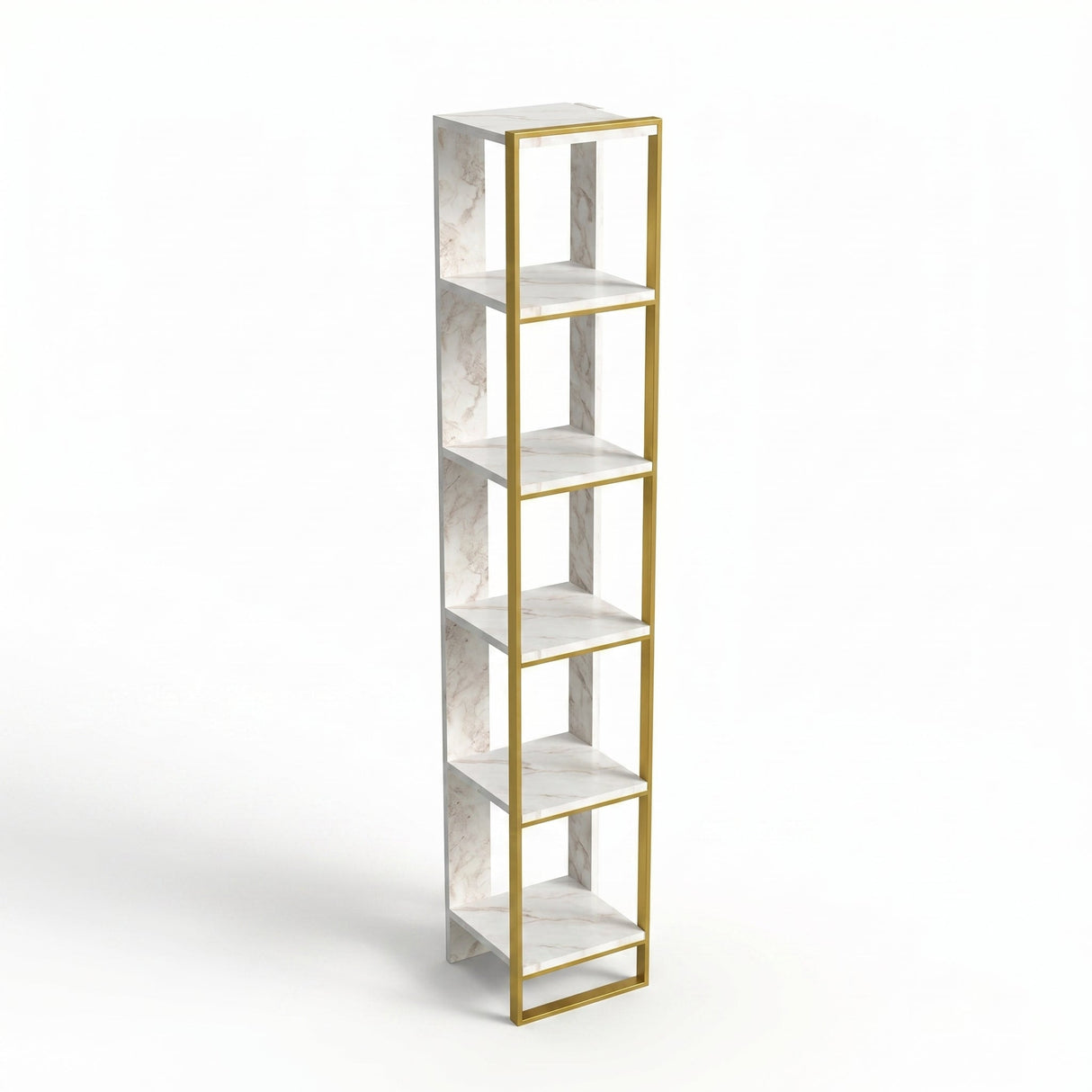 Biblioteca Polka, Auriu, 31x179x32 cm