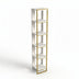 Biblioteca Polka Bookshelf, Auriu, 31x179x32 cm