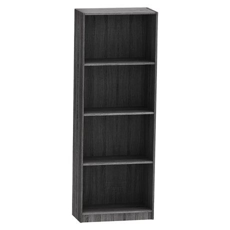Biblioteca Presley, Gri inchis - Sonoma, 60x30x167 cm