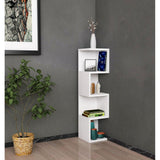 Biblioteca Queen, Alb, 25x95x27 cm