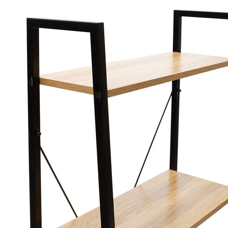 Biblioteca Ramon, Stejar - Alb, 60x23x145 cm - Stejar